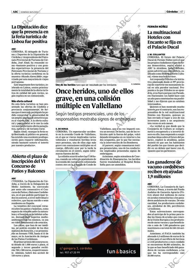 ABC CORDOBA 18-05-2003 página 47