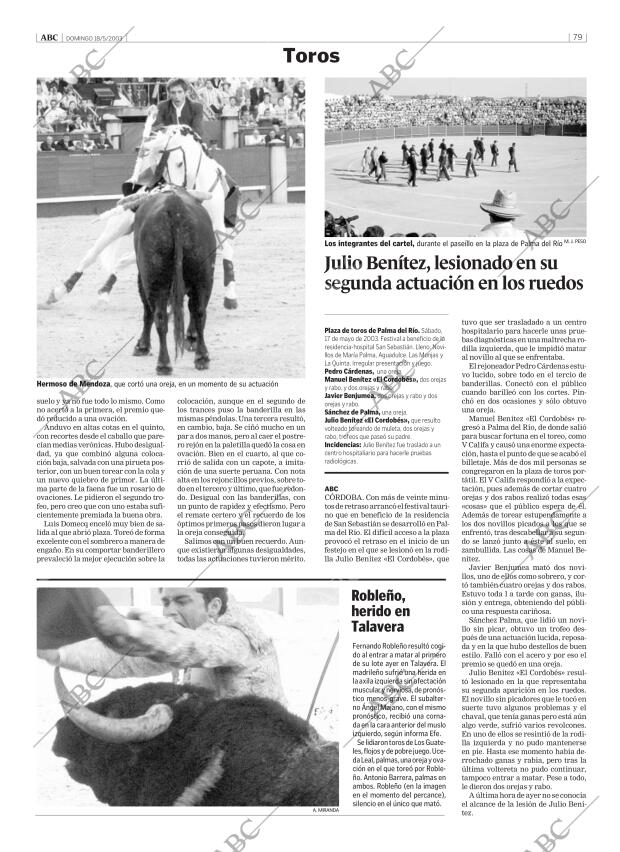 ABC CORDOBA 18-05-2003 página 79