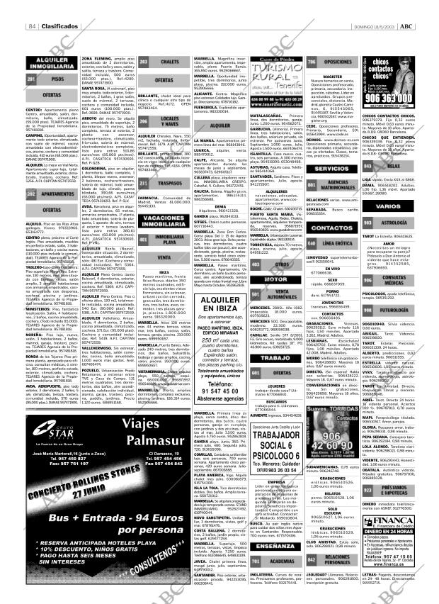 ABC CORDOBA 18-05-2003 página 84