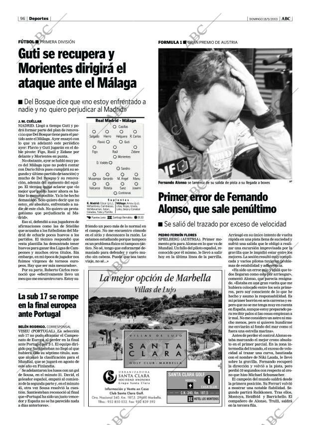 ABC CORDOBA 18-05-2003 página 96