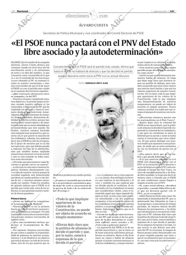 ABC CORDOBA 19-05-2003 página 14