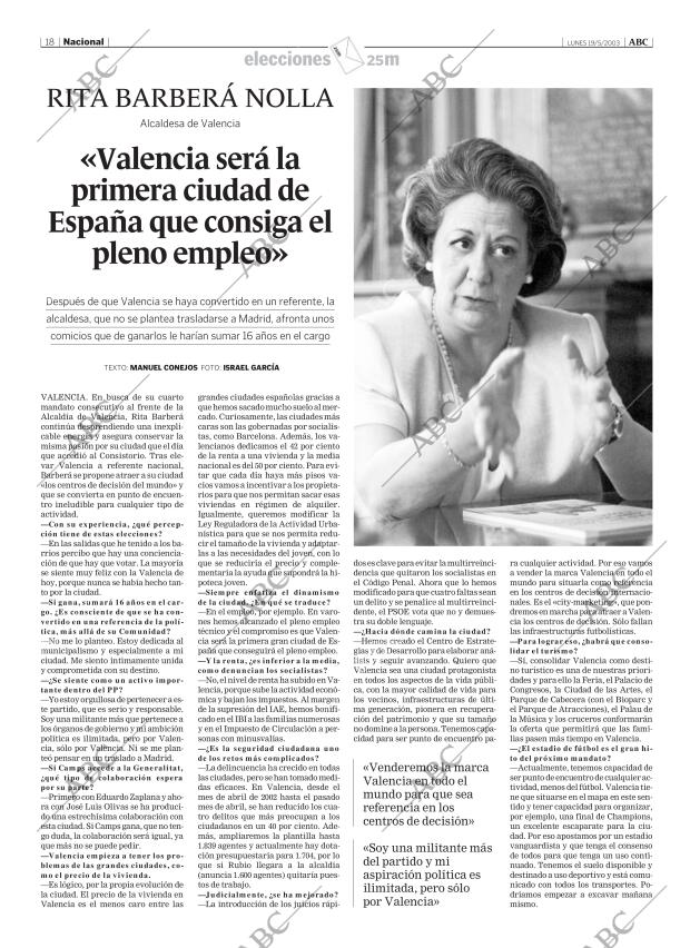 ABC CORDOBA 19-05-2003 página 18