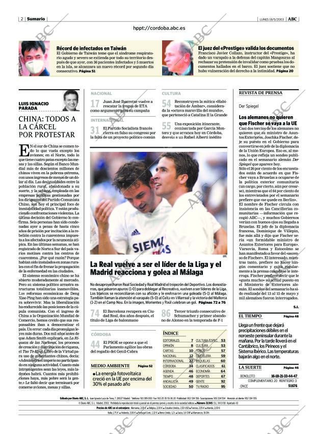 ABC CORDOBA 19-05-2003 página 2