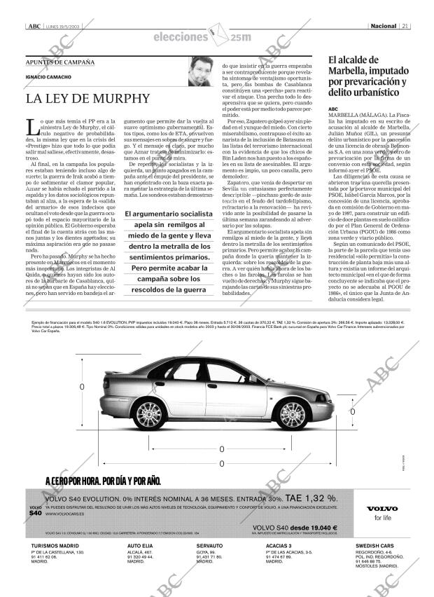 ABC CORDOBA 19-05-2003 página 21