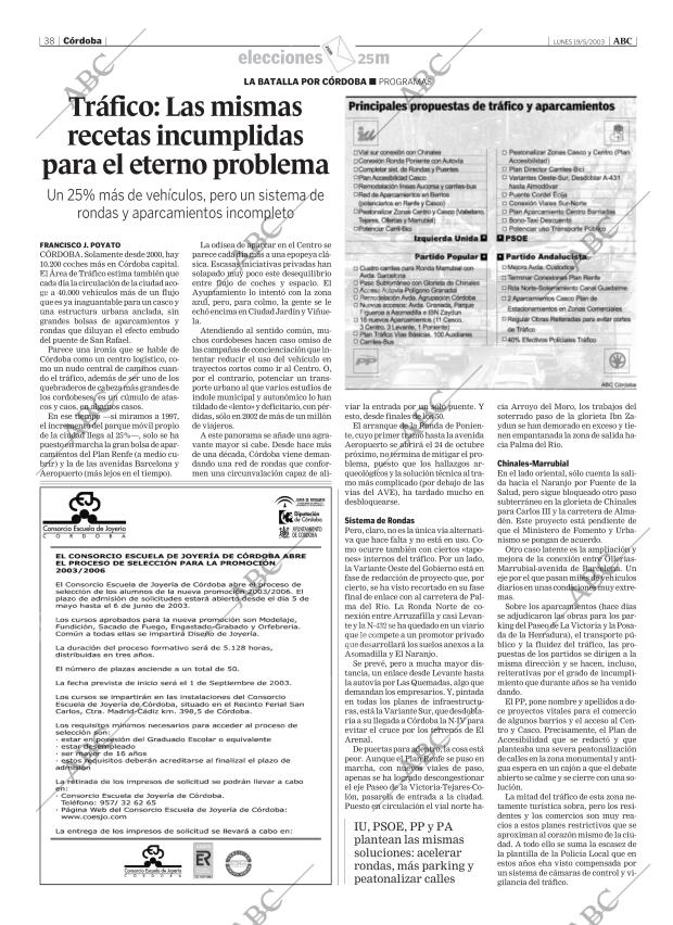 ABC CORDOBA 19-05-2003 página 38