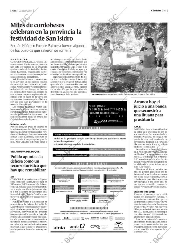 ABC CORDOBA 19-05-2003 página 43