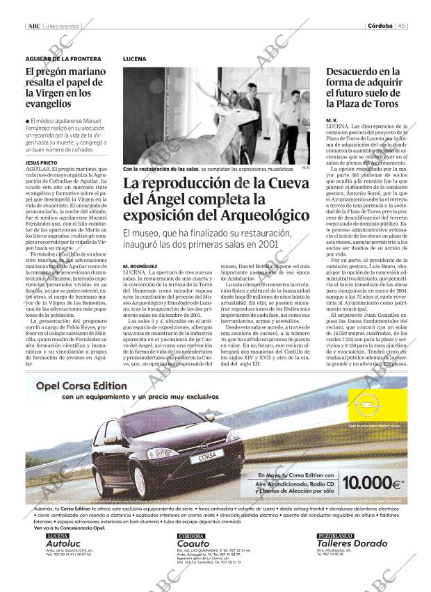 ABC CORDOBA 19-05-2003 página 45