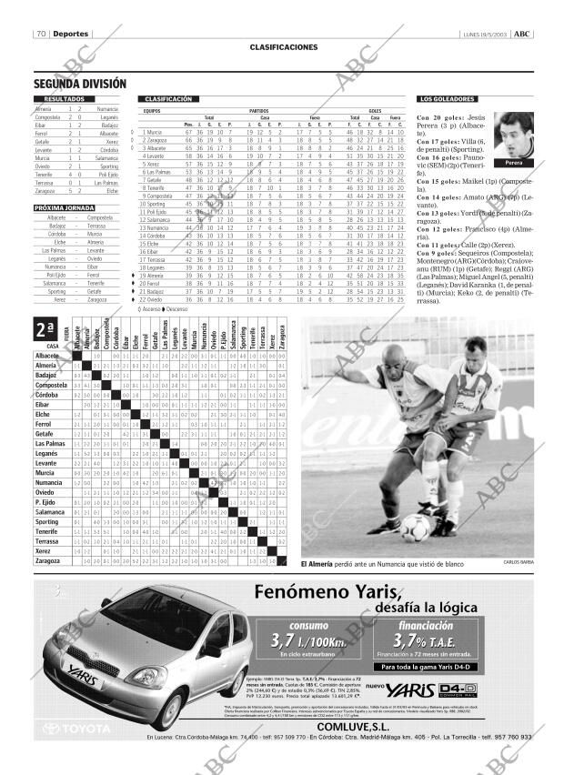 ABC CORDOBA 19-05-2003 página 70