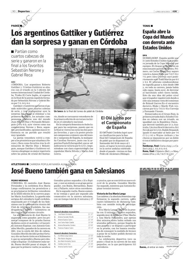 ABC CORDOBA 19-05-2003 página 90