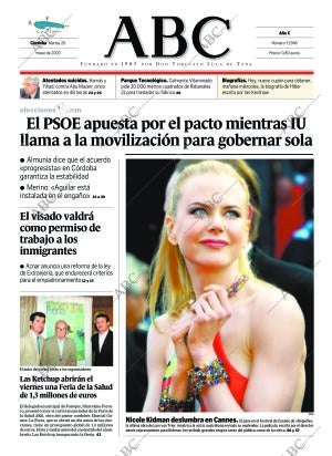 ABC CORDOBA 20-05-2003 página 1
