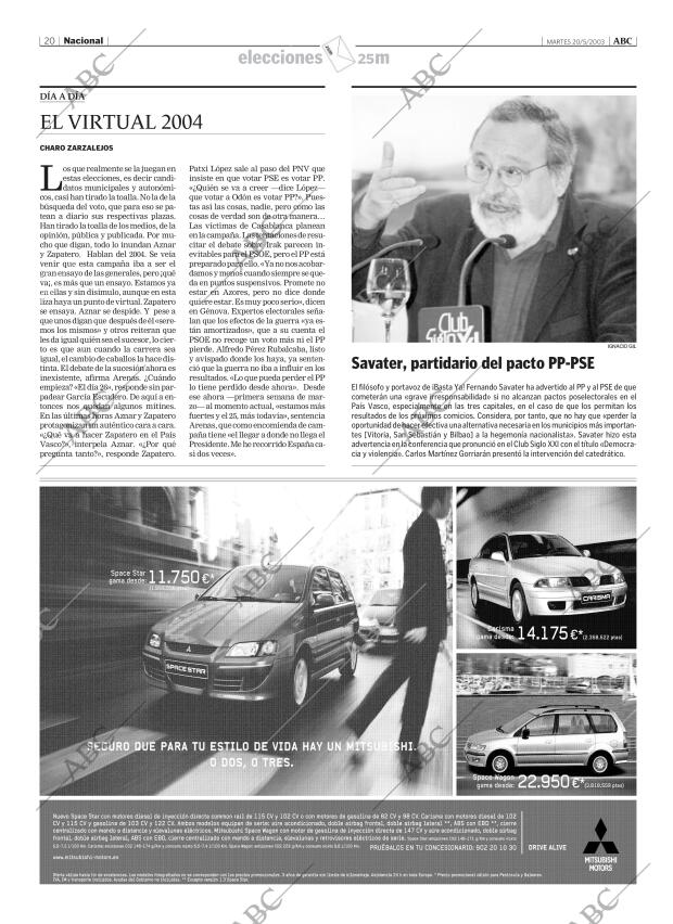 ABC CORDOBA 20-05-2003 página 20