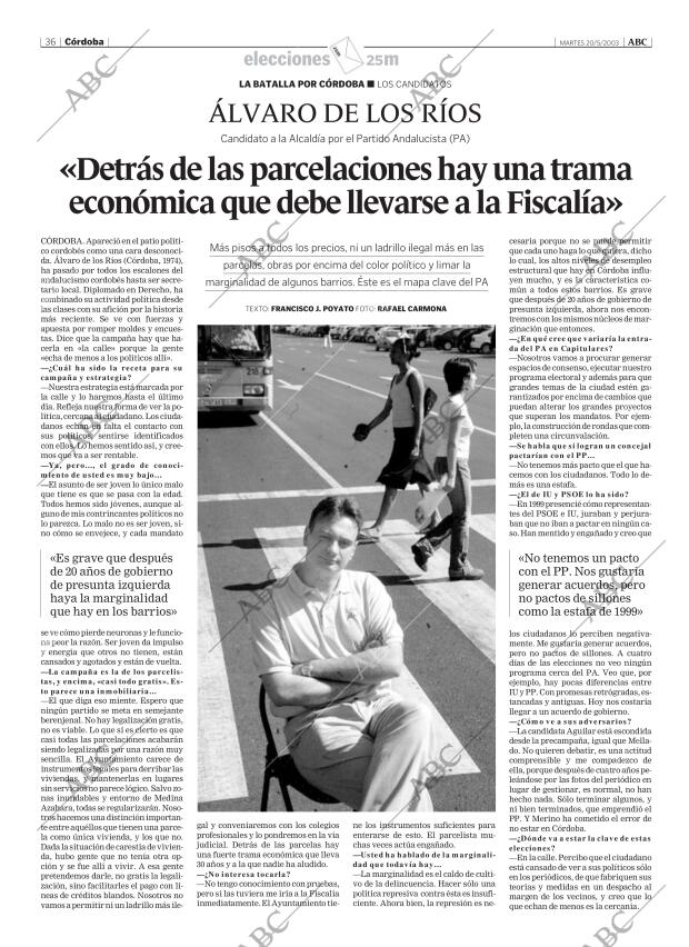 ABC CORDOBA 20-05-2003 página 36
