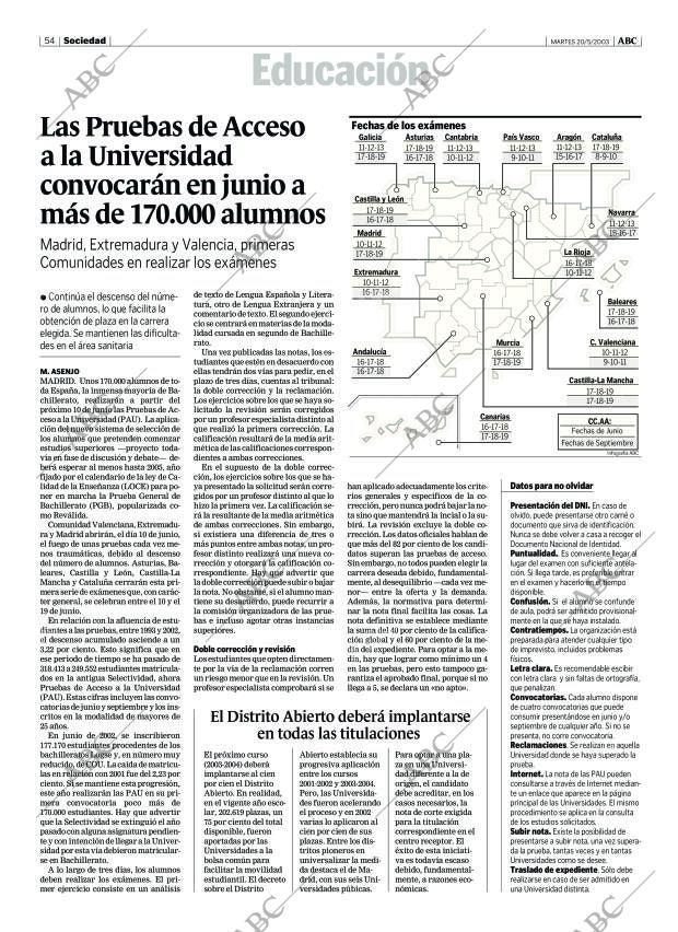 ABC CORDOBA 20-05-2003 página 54