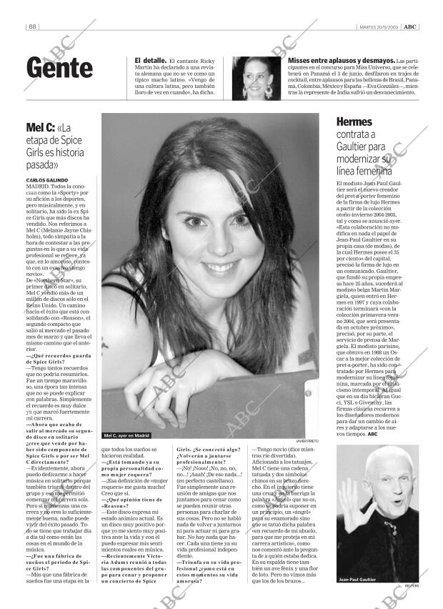 ABC CORDOBA 20-05-2003 página 88
