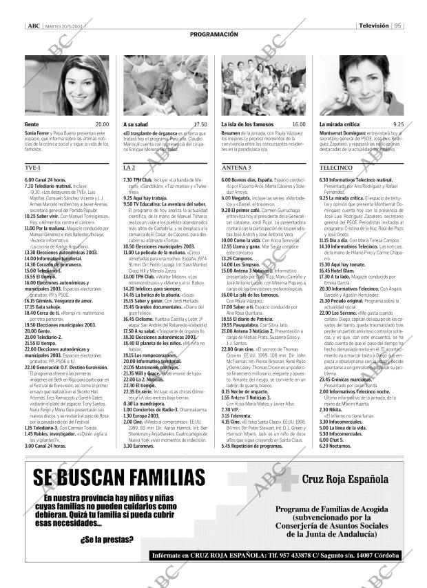 ABC CORDOBA 20-05-2003 página 95