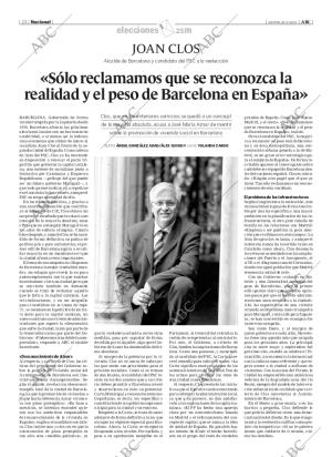 ABC MADRID 20-05-2003 página 22
