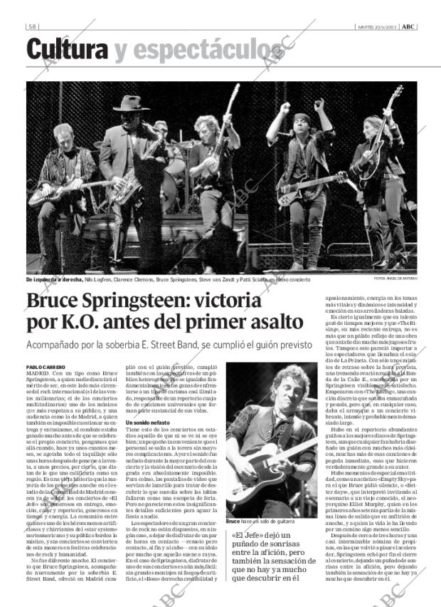 ABC MADRID 20-05-2003 página 58