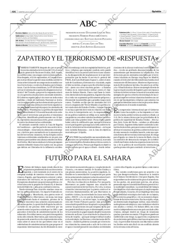 ABC MADRID 20-05-2003 página 7