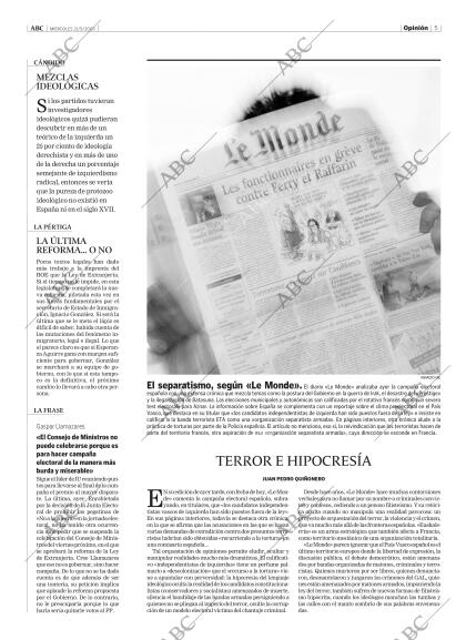 Periódico ABC CORDOBA 21-12-2003,portada - Archivo ABC