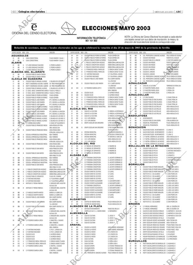ABC SEVILLA 21-05-2003 página 60