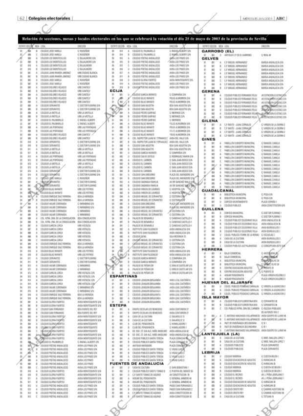 ABC SEVILLA 21-05-2003 página 62