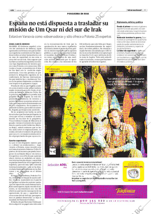 ABC MADRID 22-05-2003 página 29
