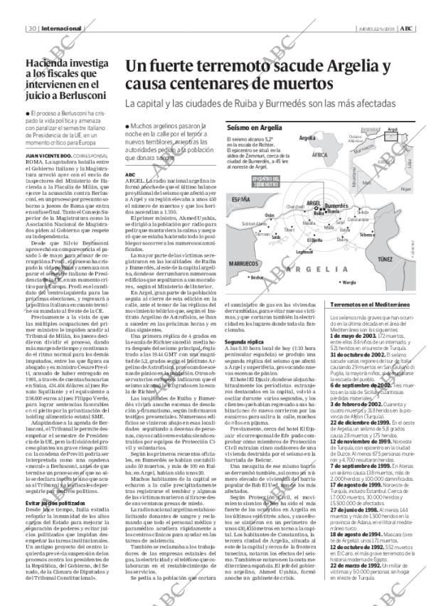 ABC MADRID 22-05-2003 página 30