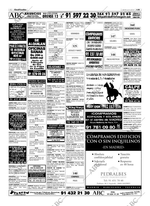 ABC MADRID 22-05-2003 página 82