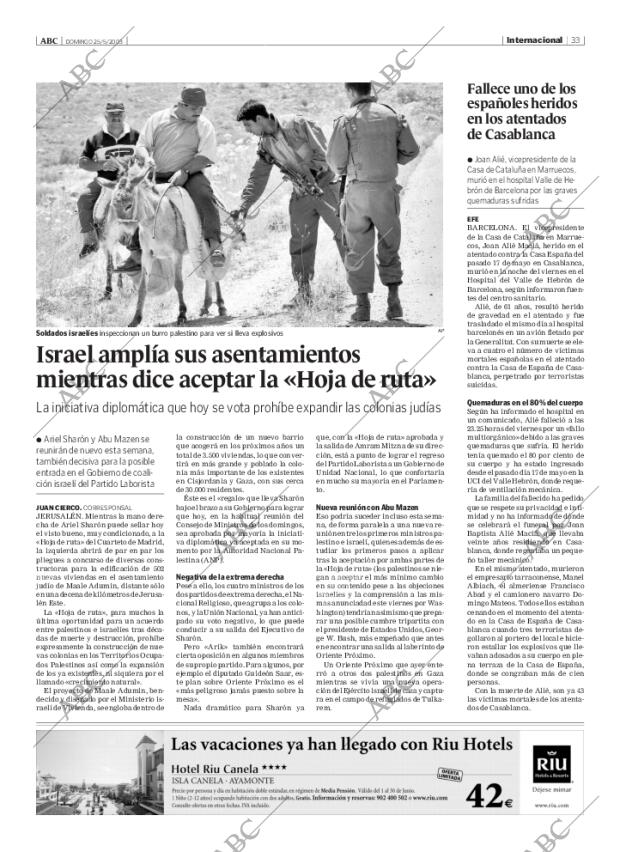 ABC MADRID 25-05-2003 página 33