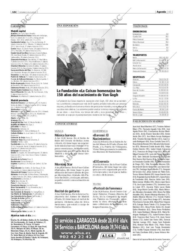 ABC MADRID 25-05-2003 página 43