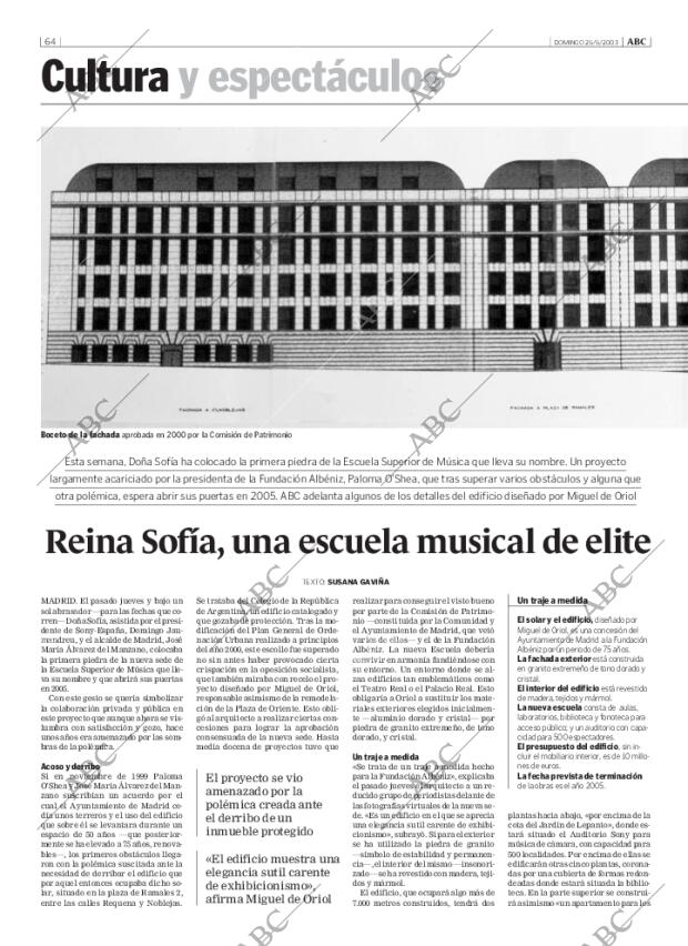 ABC MADRID 25-05-2003 página 64