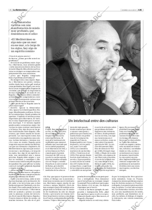 ABC MADRID 25-05-2003 página 8