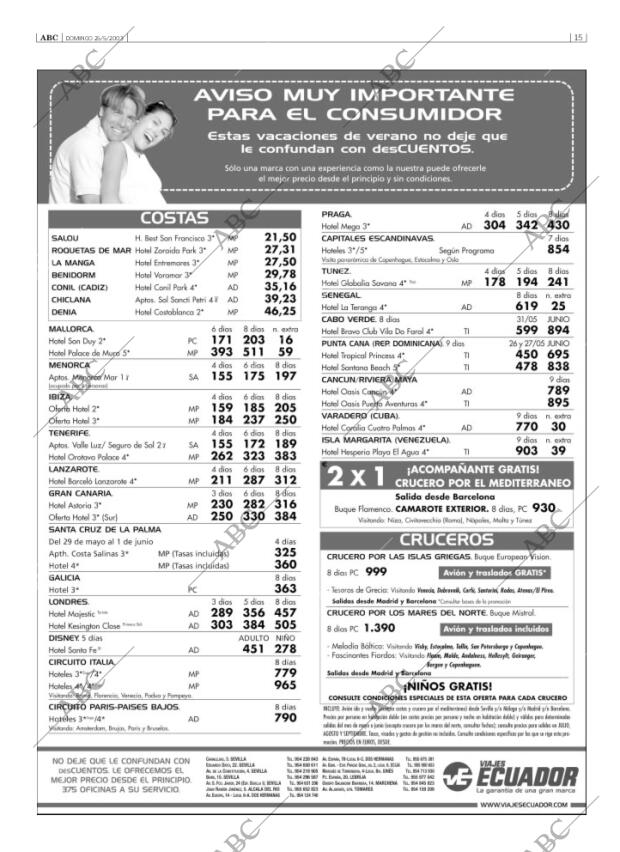 ABC SEVILLA 25-05-2003 página 15