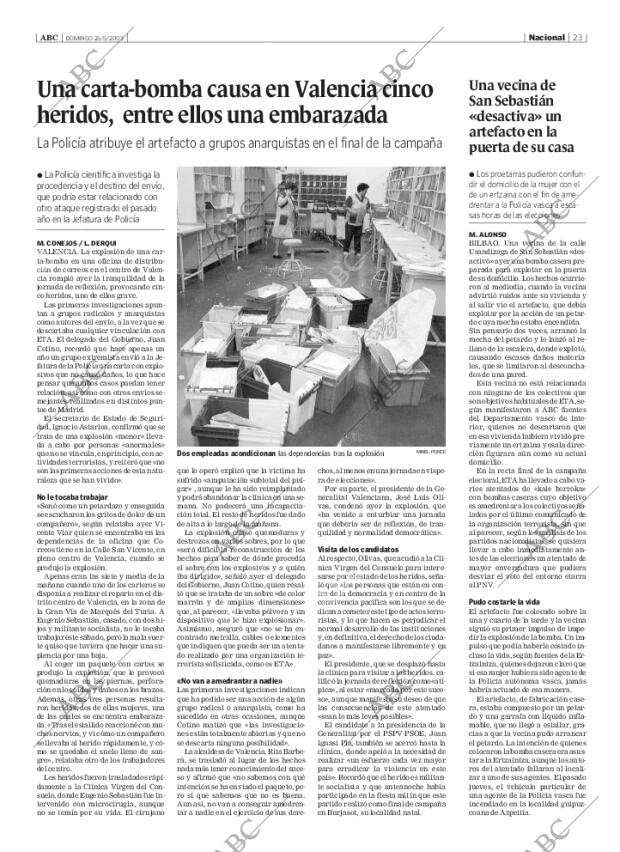 ABC SEVILLA 25-05-2003 página 23