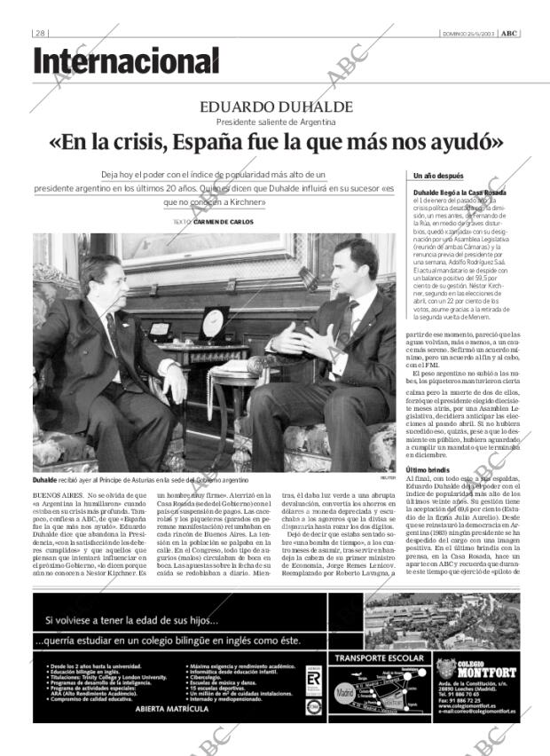 ABC SEVILLA 25-05-2003 página 28