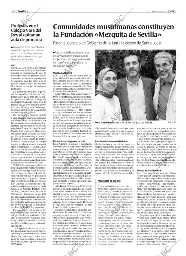 ABC SEVILLA 25-05-2003 página 40