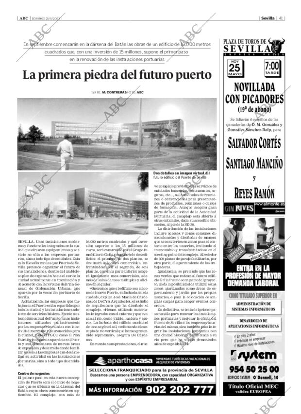 ABC SEVILLA 25-05-2003 página 41