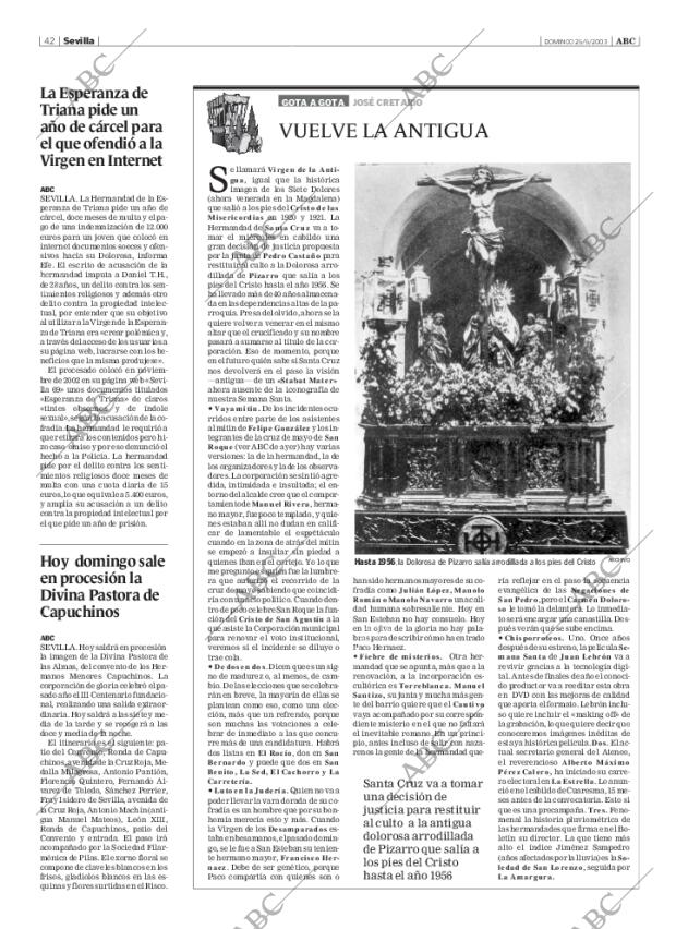 ABC SEVILLA 25-05-2003 página 42