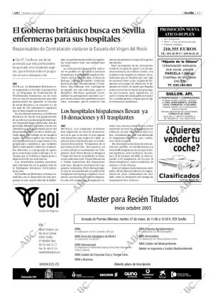 ABC SEVILLA 25-05-2003 página 43