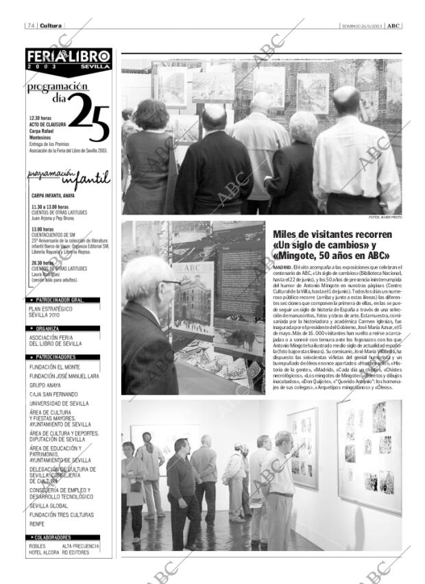 ABC SEVILLA 25-05-2003 página 74