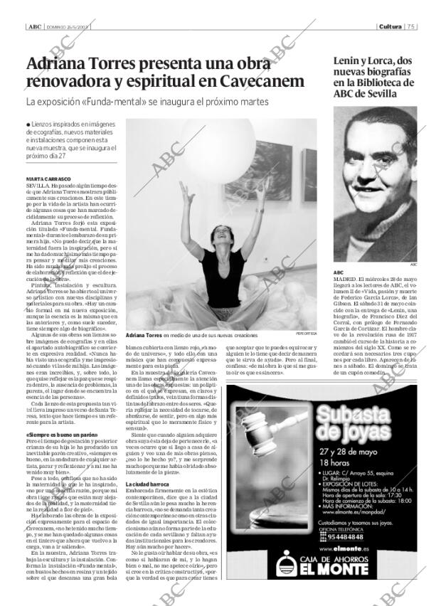 ABC SEVILLA 25-05-2003 página 75