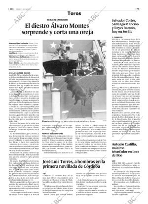 ABC SEVILLA 25-05-2003 página 77