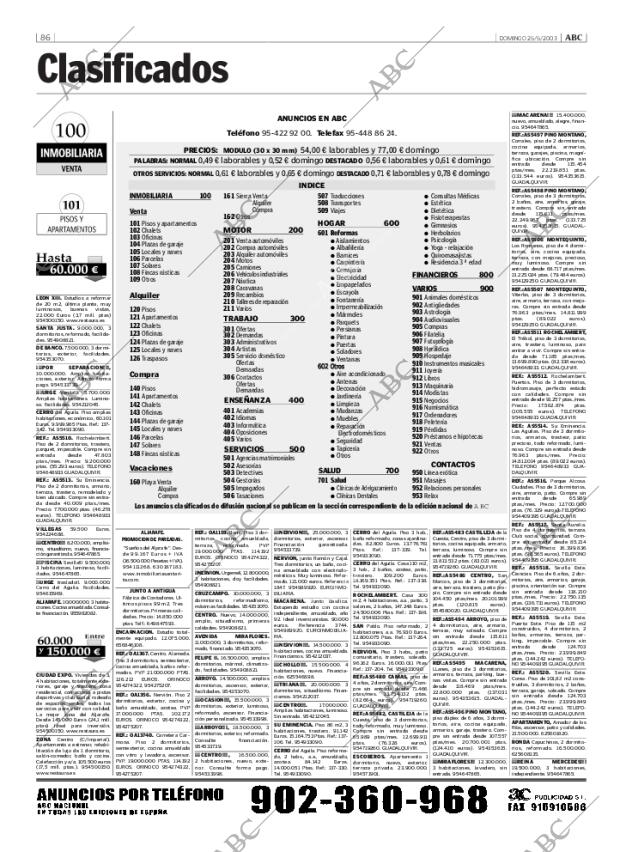 ABC SEVILLA 25-05-2003 página 86