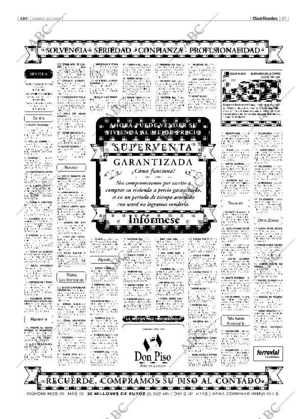 ABC SEVILLA 25-05-2003 página 87