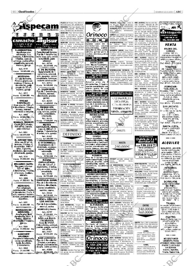 ABC SEVILLA 25-05-2003 página 90
