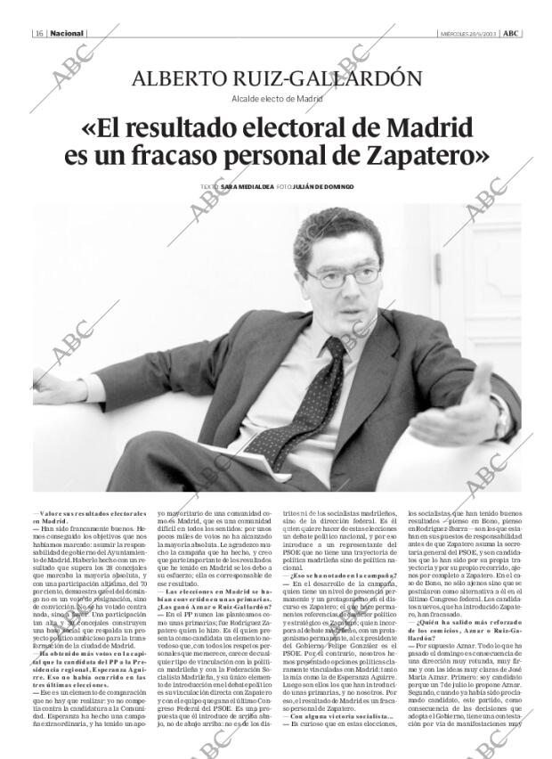 ABC MADRID 28-05-2003 página 16