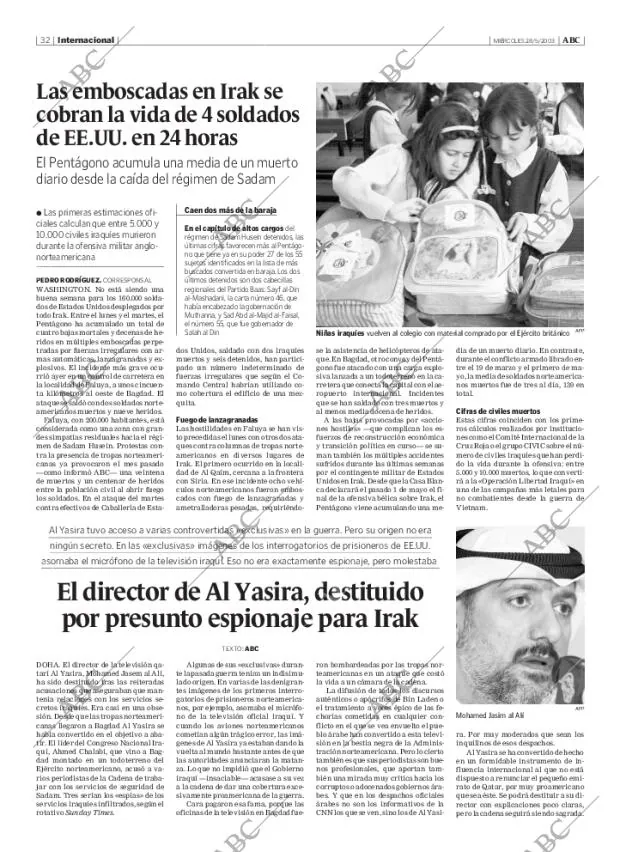 ABC MADRID 28-05-2003 página 32