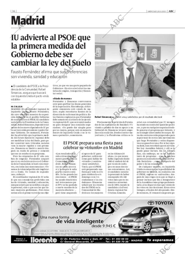 ABC MADRID 28-05-2003 página 36