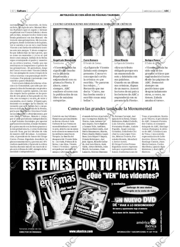 ABC MADRID 28-05-2003 página 57