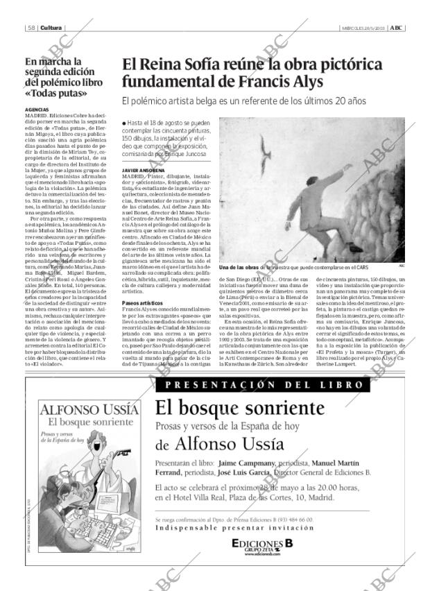 ABC MADRID 28-05-2003 página 58